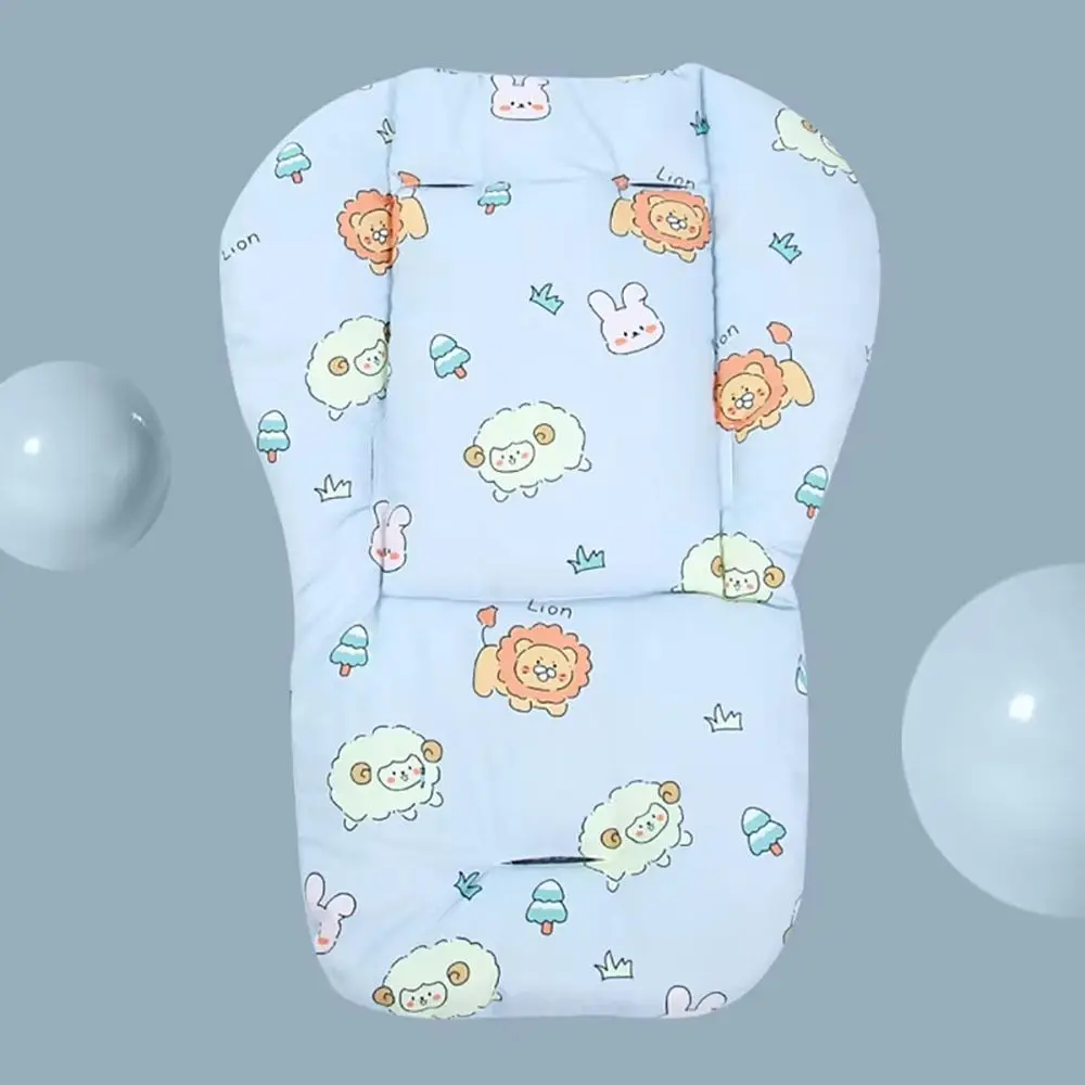 1Pcs Pram Buggy Stroller Cushion Stroller Accessories for All Seasons Baby Stroller Seat Pad Cartoon Pattern Universal