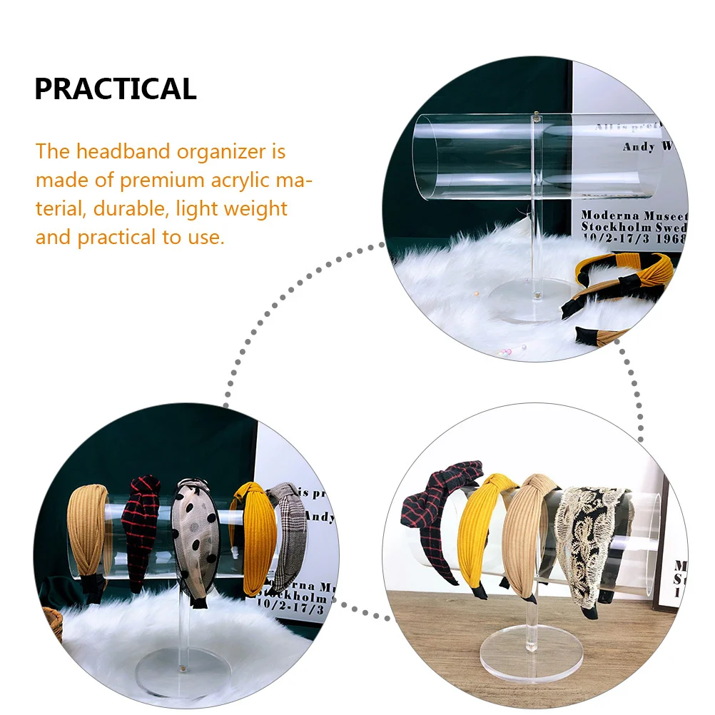 

Bracelet Headband Jewelry Display Stand Headbands Holder Organizer Acrylic Storage Hairband