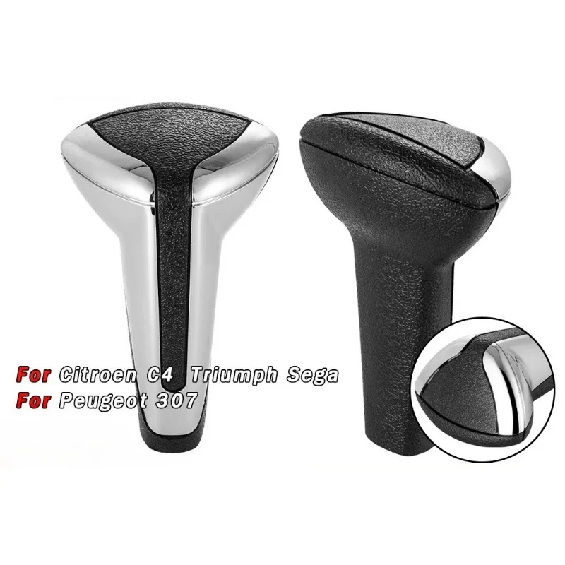 

Треугольная ручка переключения передач для Peugeot 307 Citroen C4 Triumph Sega, ручка переключения передач автоматической коробки передач, карбон, яркий
