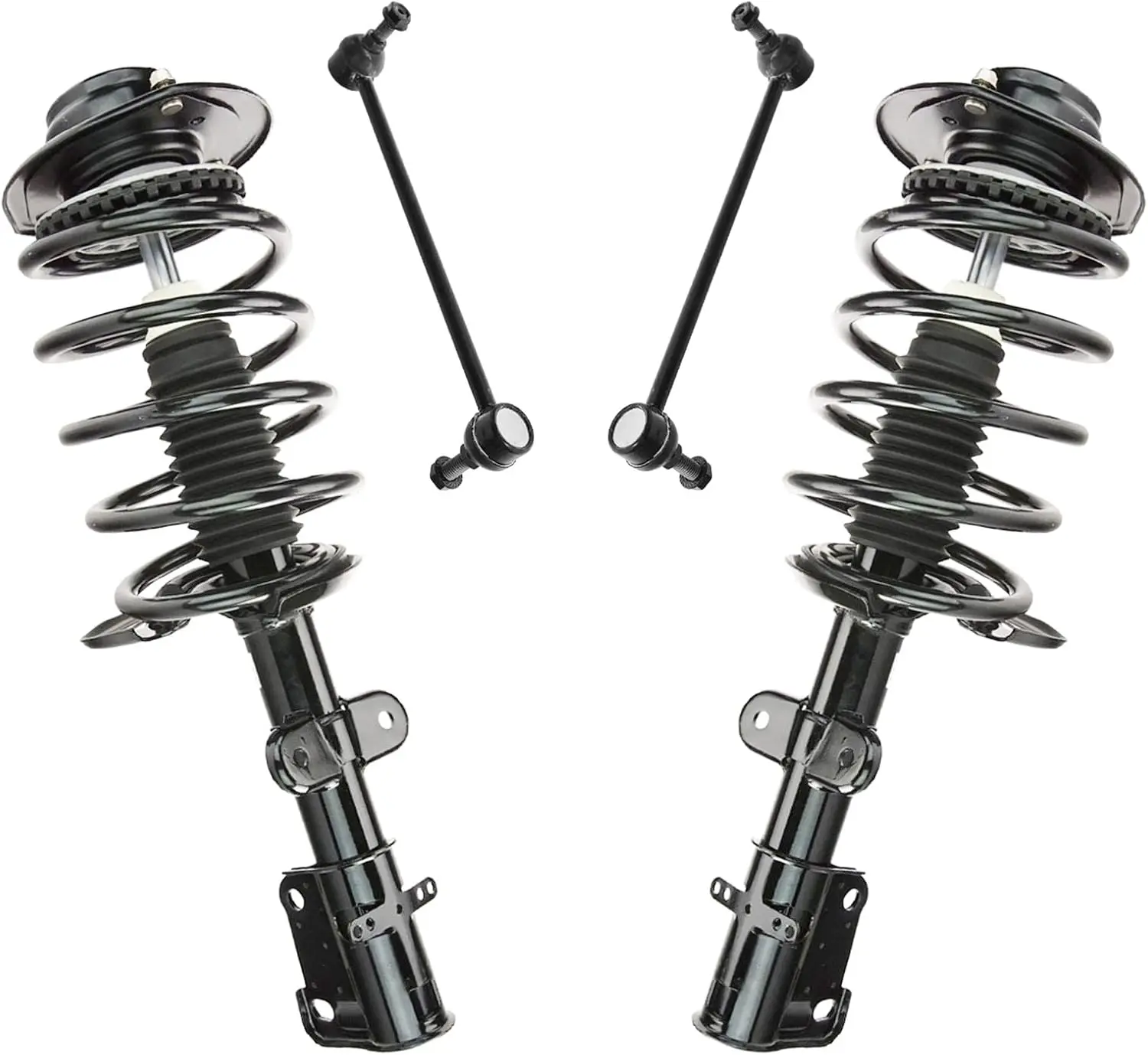 

Front Suspension Kit Complete Strut & Coil Spring Assembly Sway Bar Stabilizer Link Compatible with 2004-2008 Chrysler Pacifica