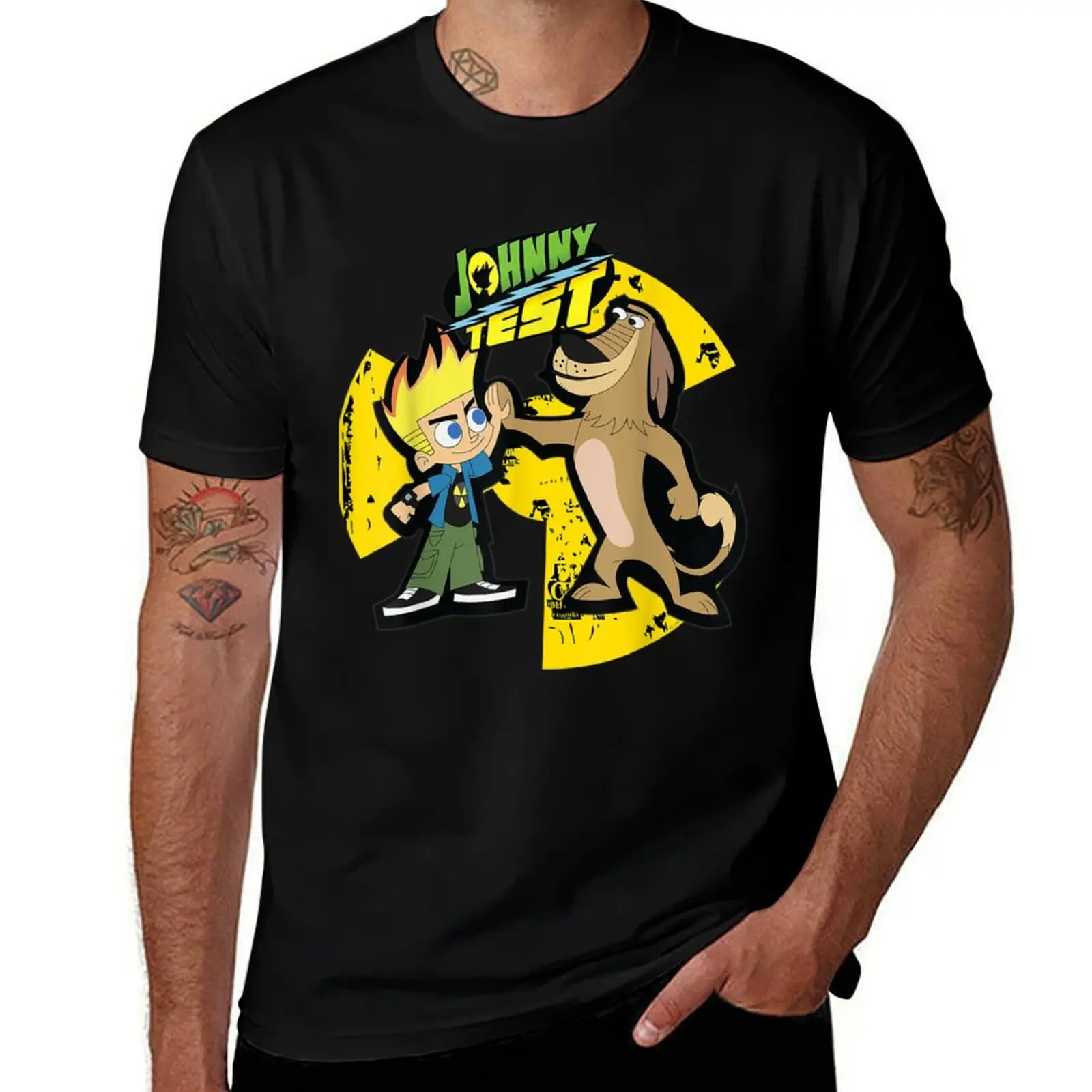 

Johnny Test T-Shirt man clothes croswit shirt man kawaii clothes mens t shirt graphic