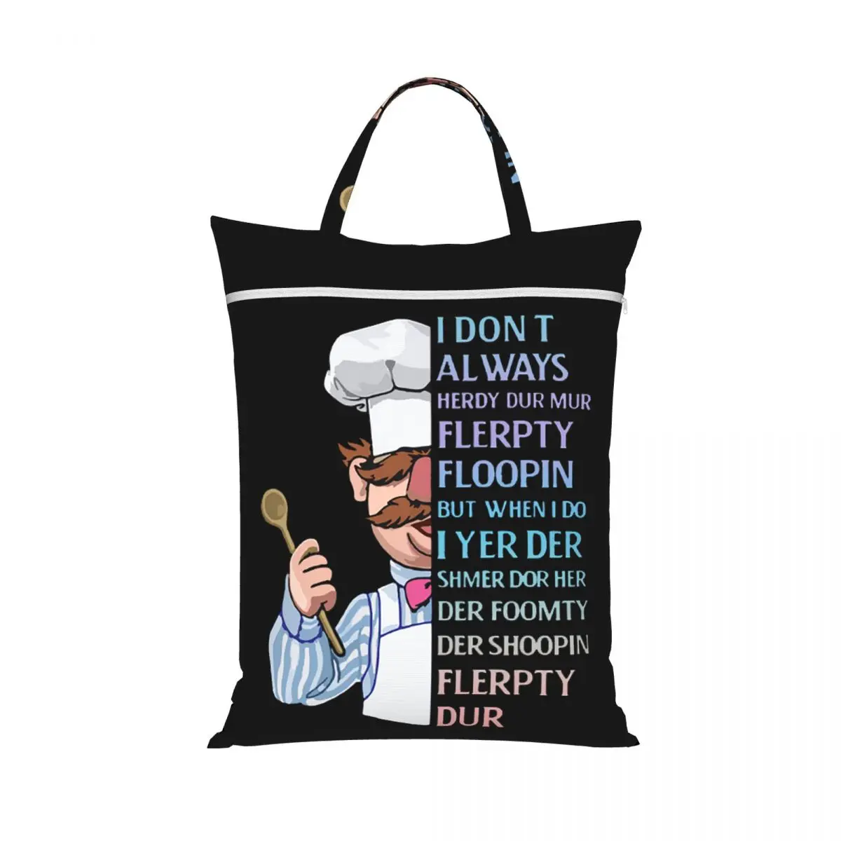The Swedish Chef - I Dont Always Herdy Dur Mur Laundry Collector Foldable Laundry Basket Home Organizer Washing Basket