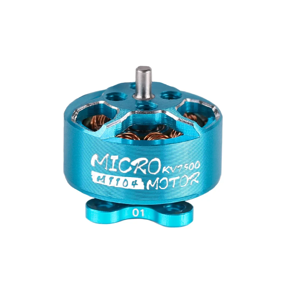 T-Type M1104 Kv7500 M1106 Kv6000 Brushless Micro Motor with Small Lamp 1.5mm Shaft for FPV 90mm 110mm Mini Drone