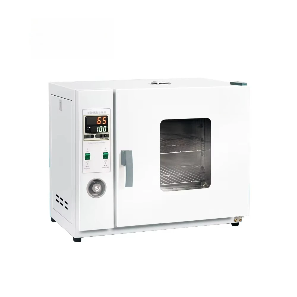 

Laboratory electric automatic universal hot air drying oven stainless steel cavity 50-250°C temperature range 2 shelves