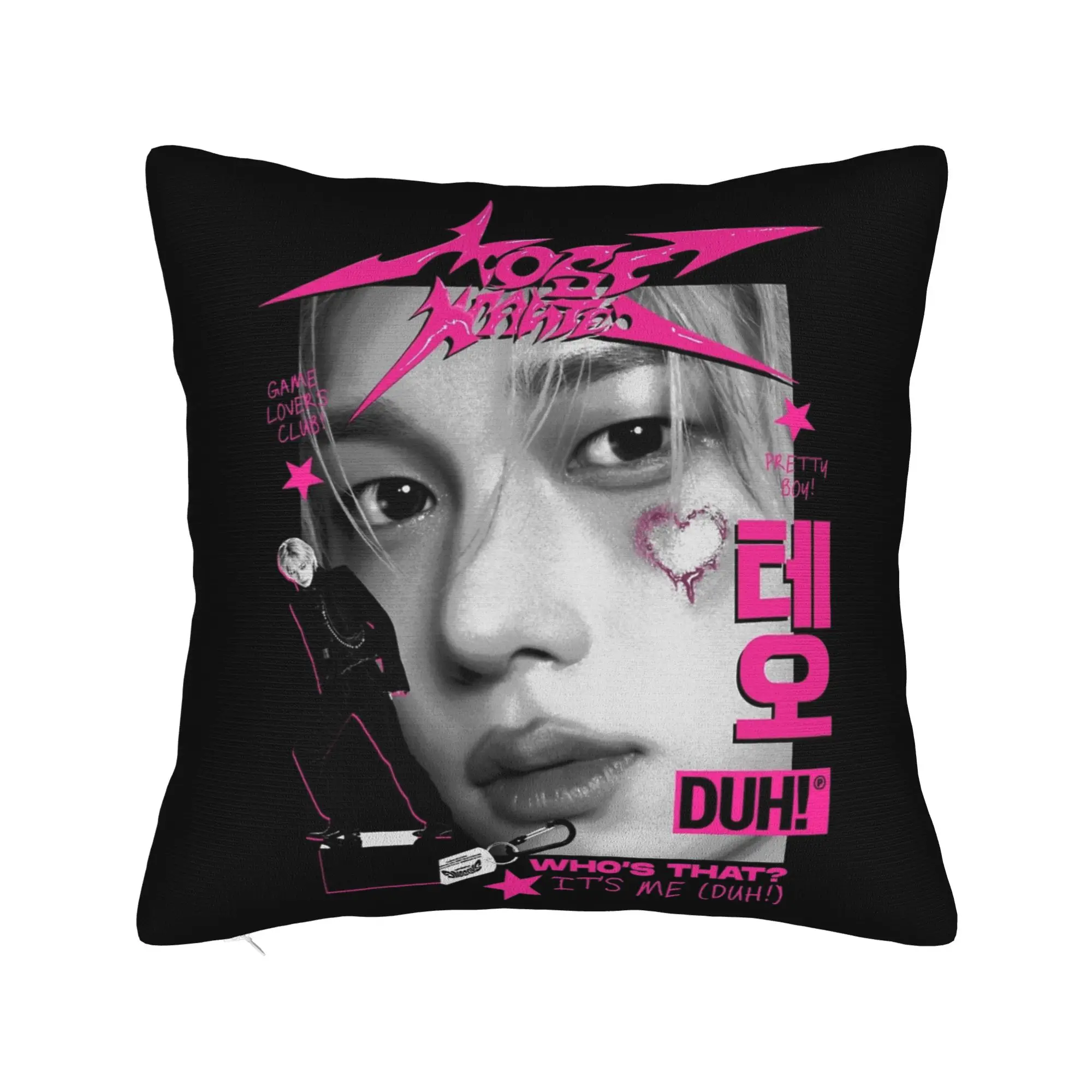 P1Harmony Theo Most Wanted World Tour Duh Pillowcase Printing Polyester Cushion Cover Gift  Throw Pillow Case Cover