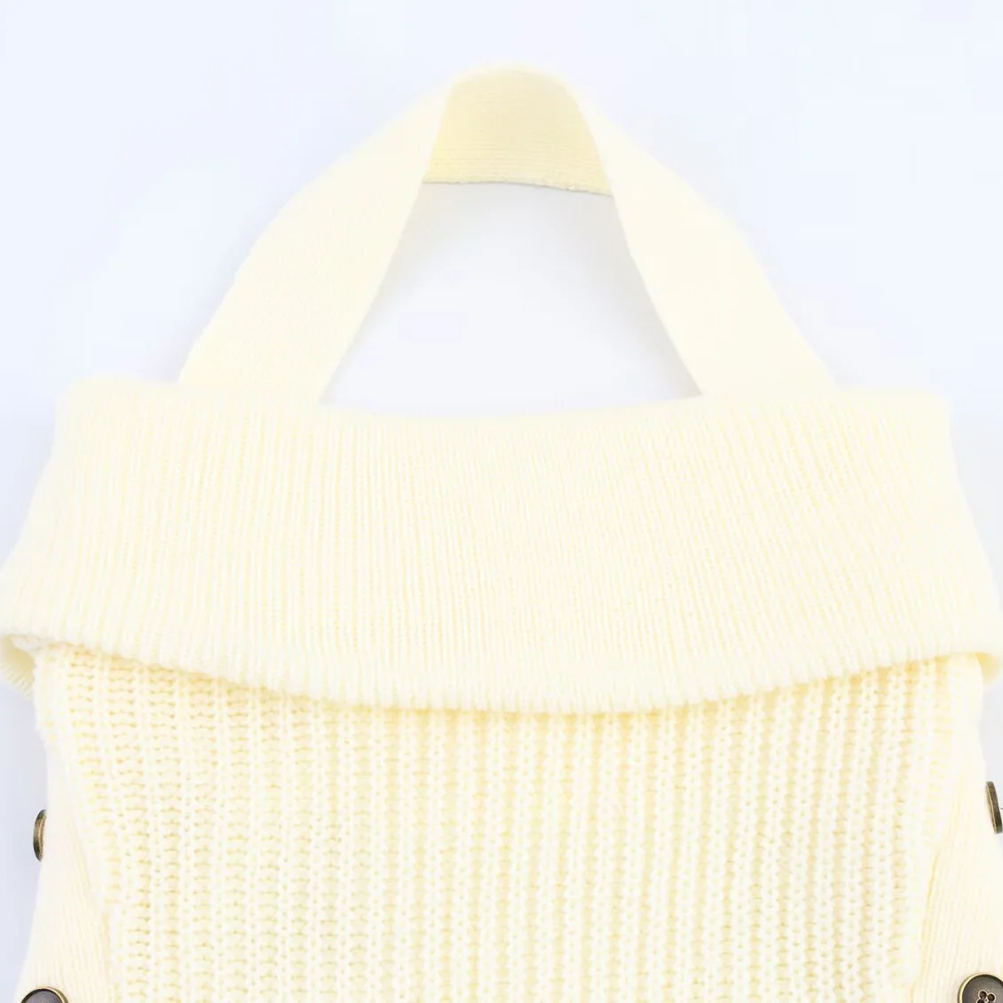 Women's Backless Halter Neck Knitted Top European American Style Fashion New Arrival Sleeveless Open Cardigan