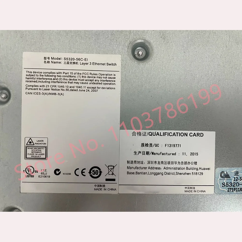 S5320-56C-EI 48-гигабитный Ethernet 4 SFP + 10G слой 3 коммутатор управления сетью VLAN