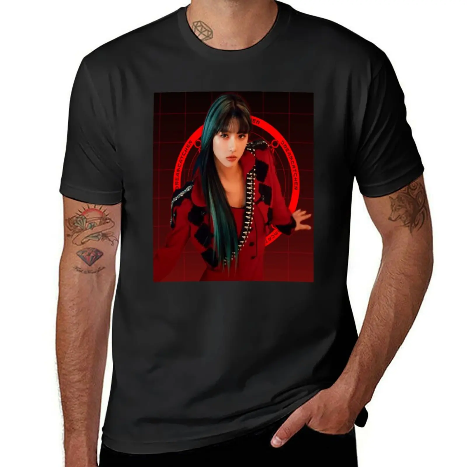 

DREAMCATCHER YOOHYEON KPOP T-Shirt summer clothes tops t shirts for men cotton