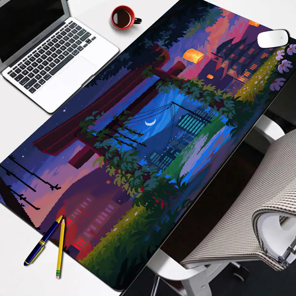 

Torii Large Mouse Mat Gaming Mousepad Big Gamer Mousepads Japanese Deskmat Rubber Keyboard Mats Desk Pad Art Mouse Pads 900x400
