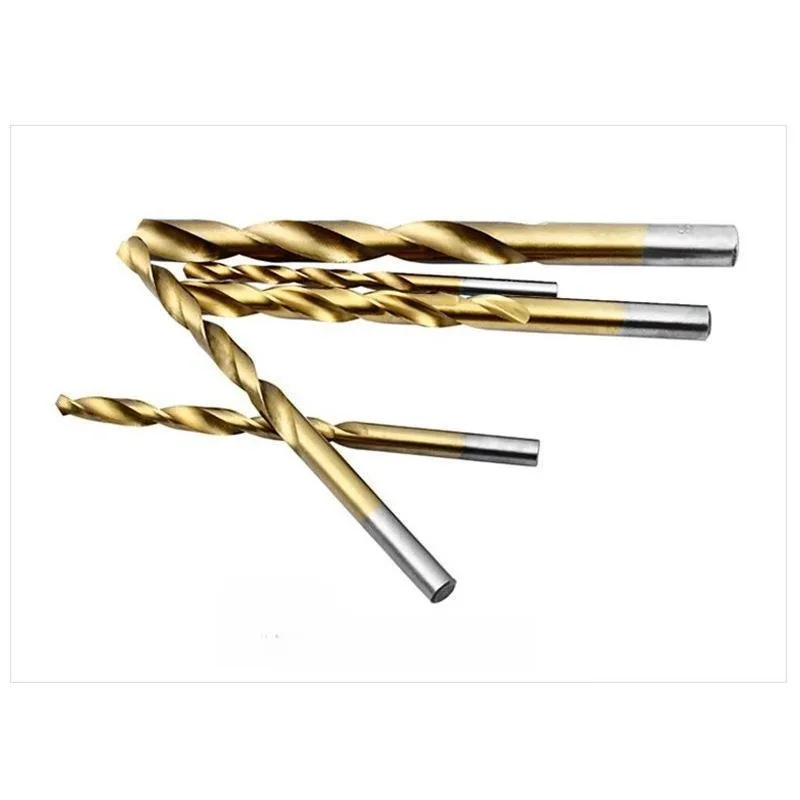 

1-3mm Small Drill Bit Electric Tool DIY Woodwork and Open Bit 50pc Titanium Plated Twist Set