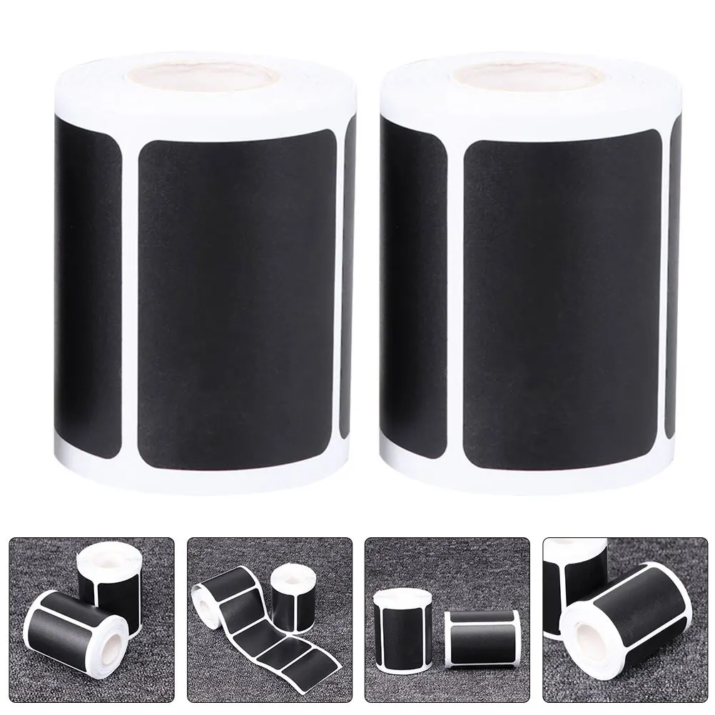 

2 рулона этикеток для доски, наклейки для бутылок «сделай сам», для приправ, записываемые этикетки для банок, удобная наклейка для этикеток, самоклеящаяся бирка