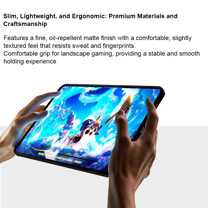 TPU Case for Legion Y700 Gen 5 2026 with Large Hollow Back for Cooler Shockproof Full Body Cover Raised Screen Edge Slim Matte