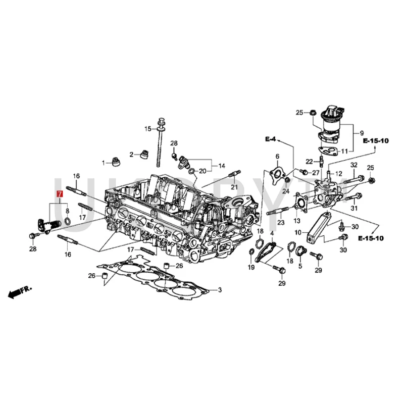 15830-5R7-A01 apply Ho nd a Fit Fengfan XRU Binzhi VTC Oil control valve