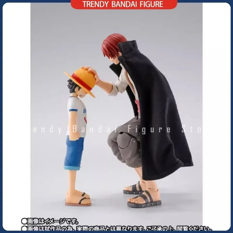 Pre-Sale Bandai Souls Limited S.H.F Series One Piece Shanks & Monkey D. Luffy (Boy) S.H.Figuarts Action Figure Anime Model Toy