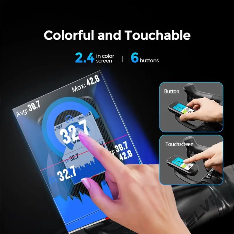 SYDS Touch-Screen Bike Computer For IGPSPORT BSC300T Wireless Global Colorful Cycling Computer Support E-Bike 32G