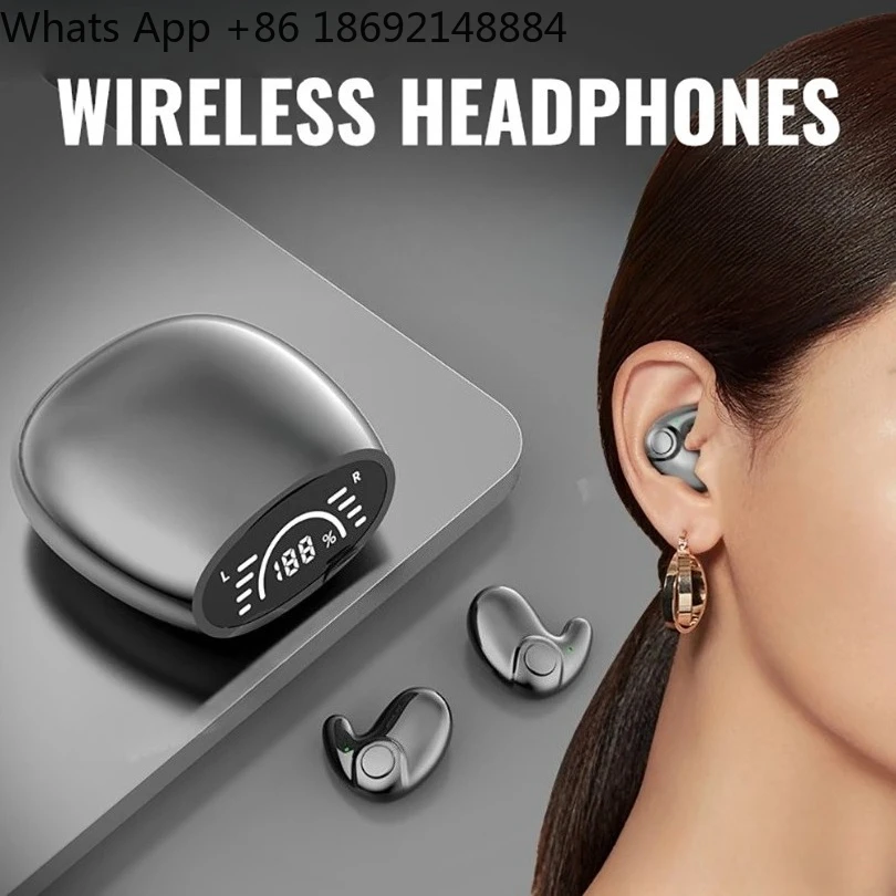 Sleep bluetooth headset wireless does not enter the ear invisible side sleep does not press the ear