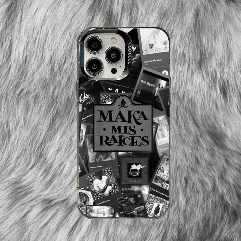 ラッパー マカ・オーラ 2025 ツアー iPhone 16,15,14,13,12,11,8,7,Pro,Max,Plus,Mini,XS,SE対応 耐衝撃 ブラック マット ハードケース