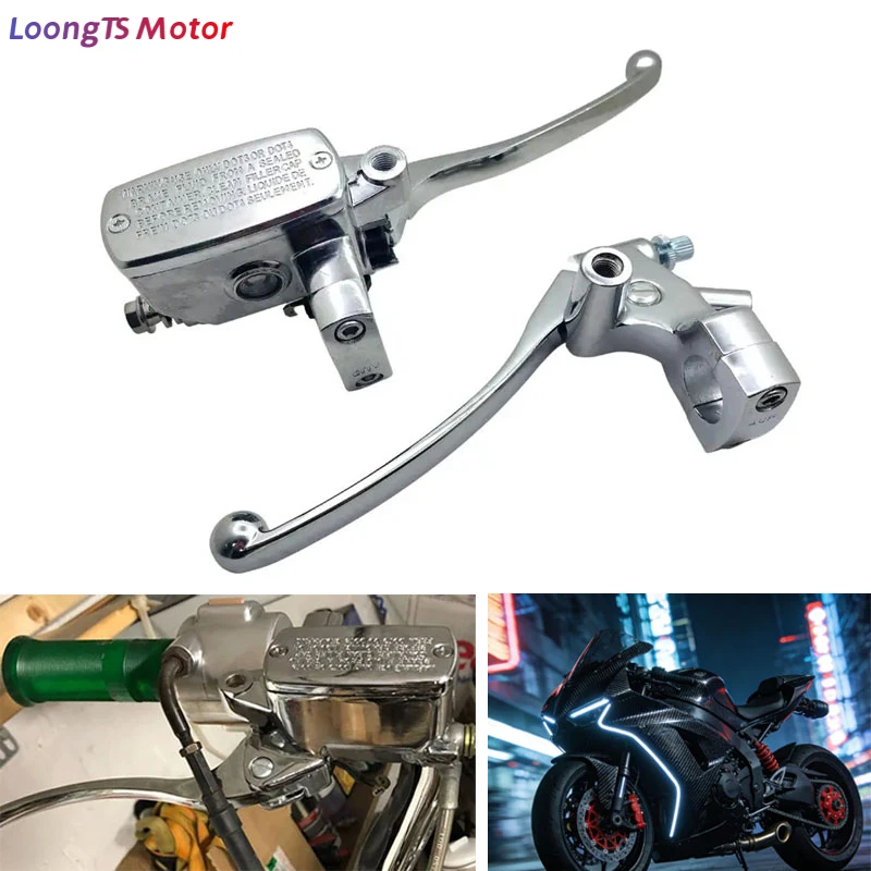 

Хромированный рычаг тормоза и сцепления 25 мм с бачком для мотоциклов Honda Steed 400, Shadow 1100, Magna 250, 750
