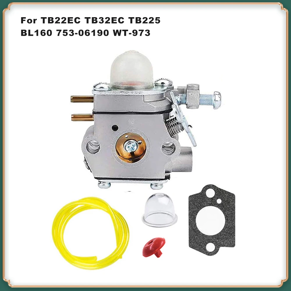 

753-06190 Carburetor Replacement for TB22EC TB32EC TB225 BL160 & WT-973 String Trimmer Lawn Mower Carburetor