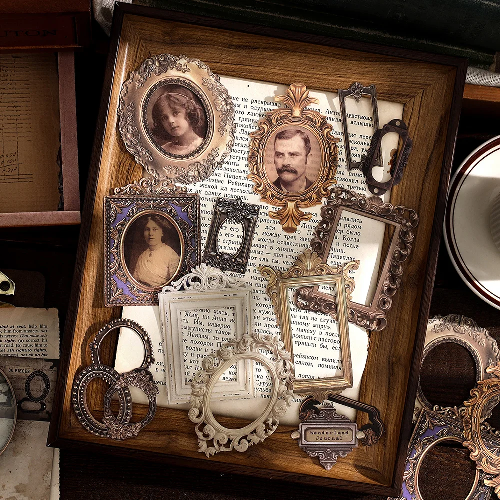 30 pz/pacco Orologio Meccanico Vintage Adesivi Decorativi FAI DA TE Scrapbooking Materiali Art Collage Cancelleria Estetica Adesivi