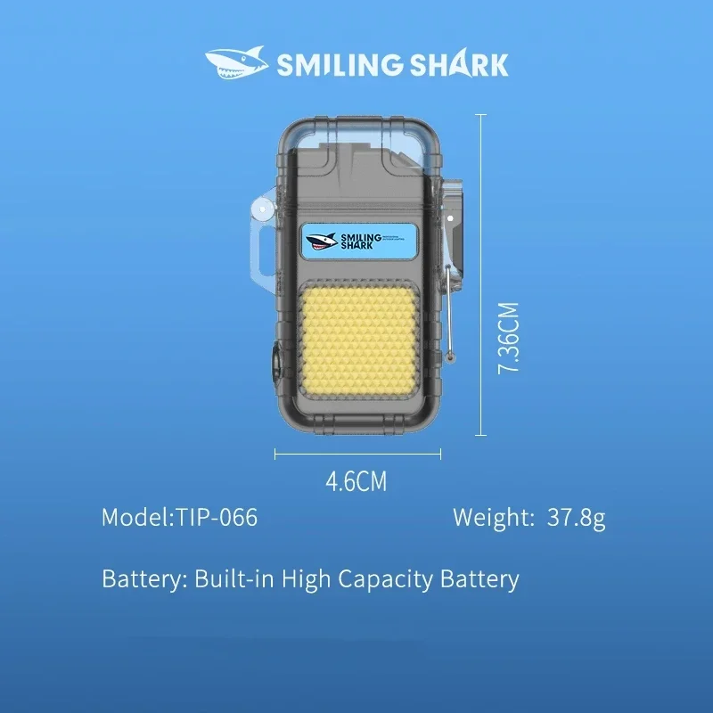 Smiling Shark TIP066 Mini Rechargeable Work Light, Arc Electric Lighter,COB Floodlight Light, Perfect for Outdoor Camping