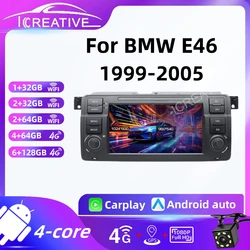 Car Radio Android for BMW E46 M3 316 323 328 Coupe 318 320 325 330 Carplay Multimedia Player 2Din Stereo Autoradio Navigation