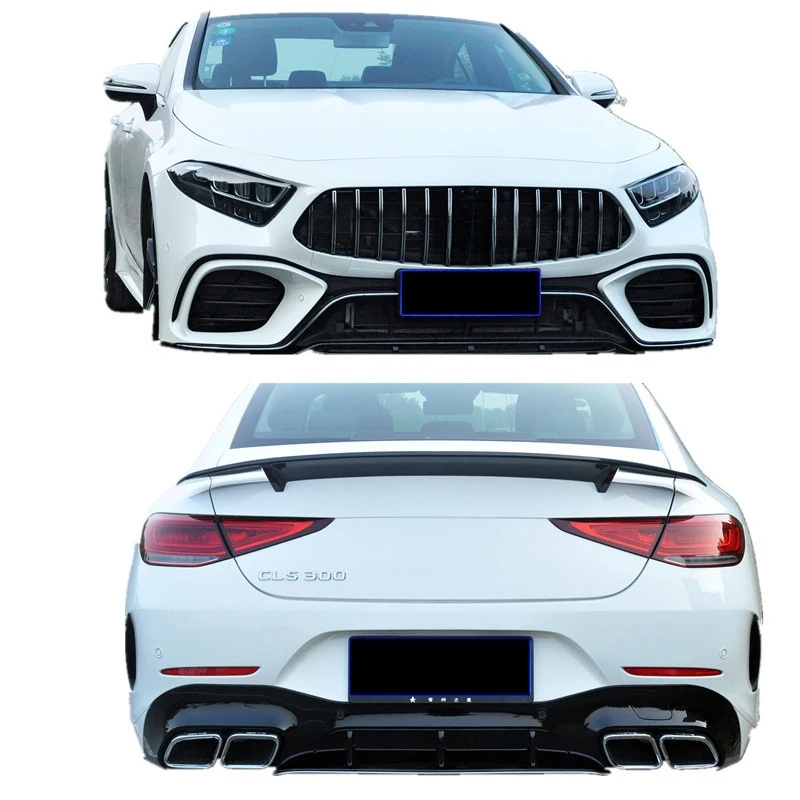 Suitable for CLS modification body kit W257 bumper, rear lip, exhaust tips, grille, CLS63