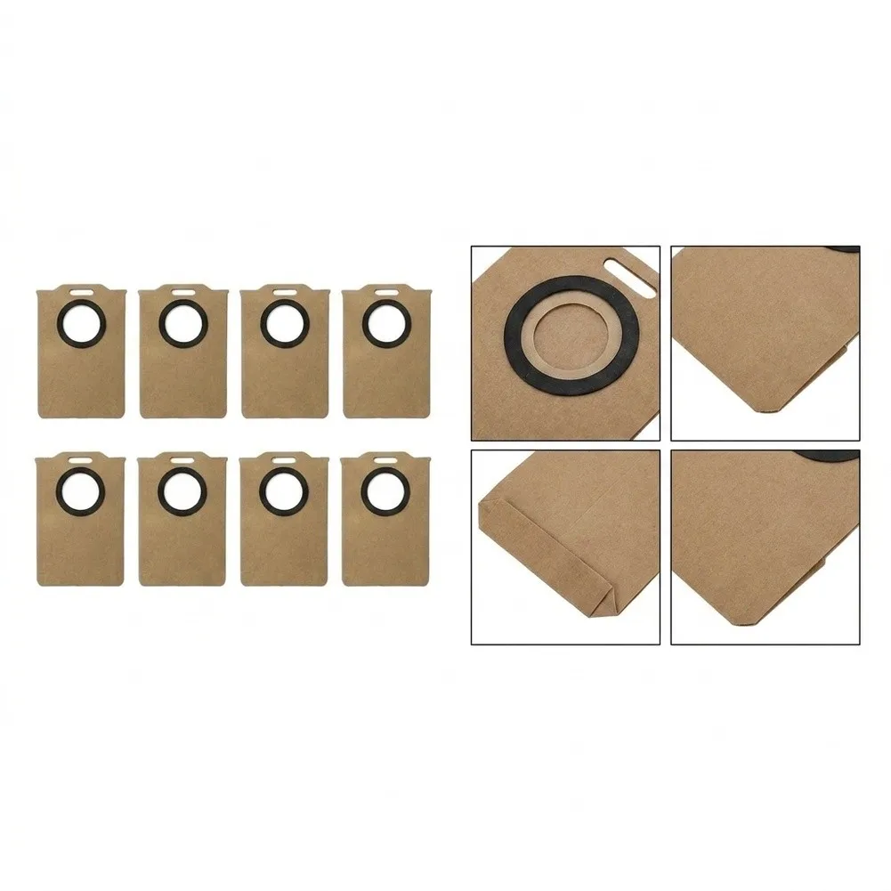 Dust Bags 8 Pack for Uninell UR3 Robot Vacuum Cleaner Tailored Fit Ensures No Gaps or Leaks During Active Cleaning