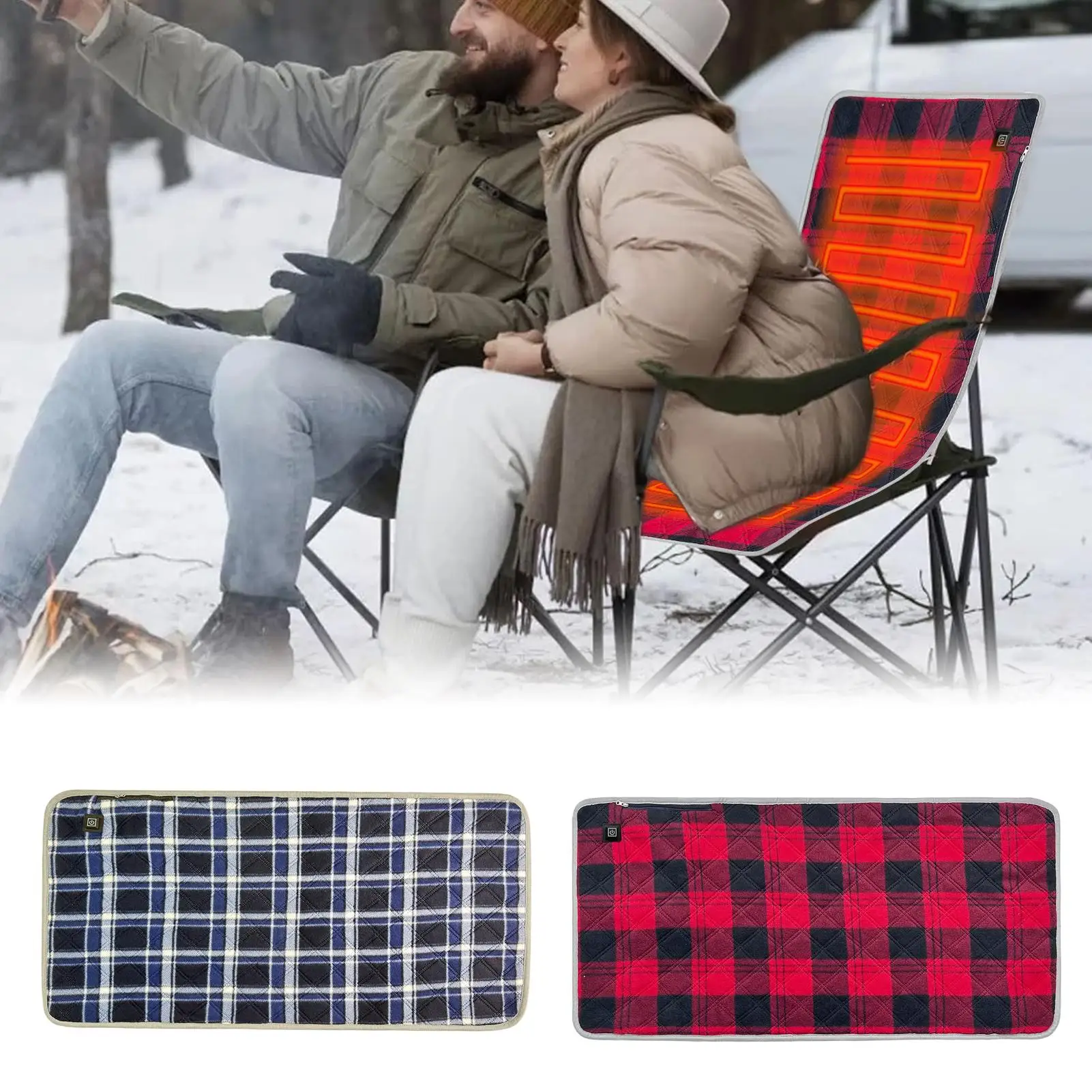 

3-Temperature USB Heat Pad, Fast Warming Electric Mat for Office Chair, Home Sofa, Car Seat, Energy Efficient Heating Cushion