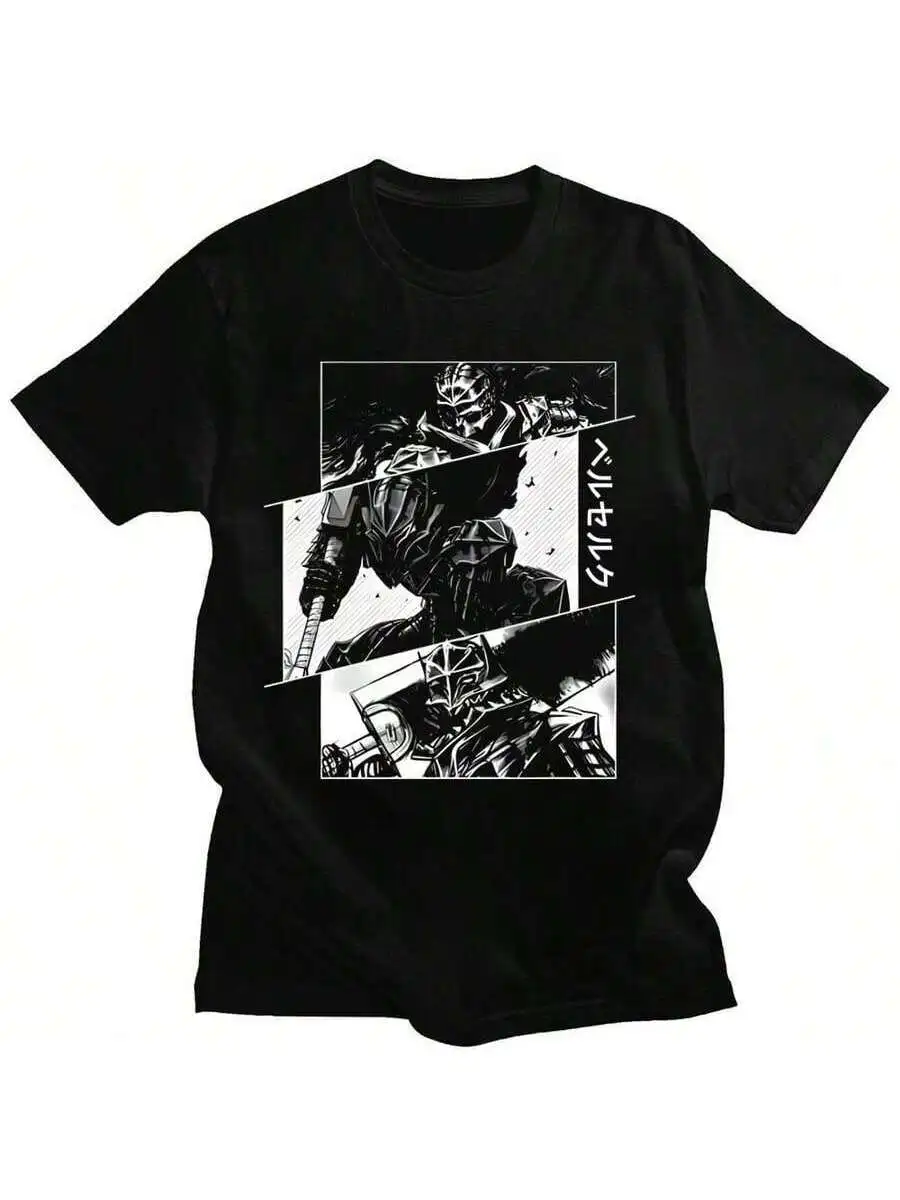 

Anime Berserks Man Tshirt Summer Men Women High Quality Cotton Short Sleeve Shirt Print-Shirt Tops 2025 Tee Trendss Fans