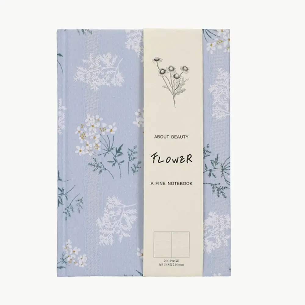 Portable Stylish A5 Cloth Notebook Compact Morandi A5 Hand Ledger Multi-Purpose Thick Student Diary Student