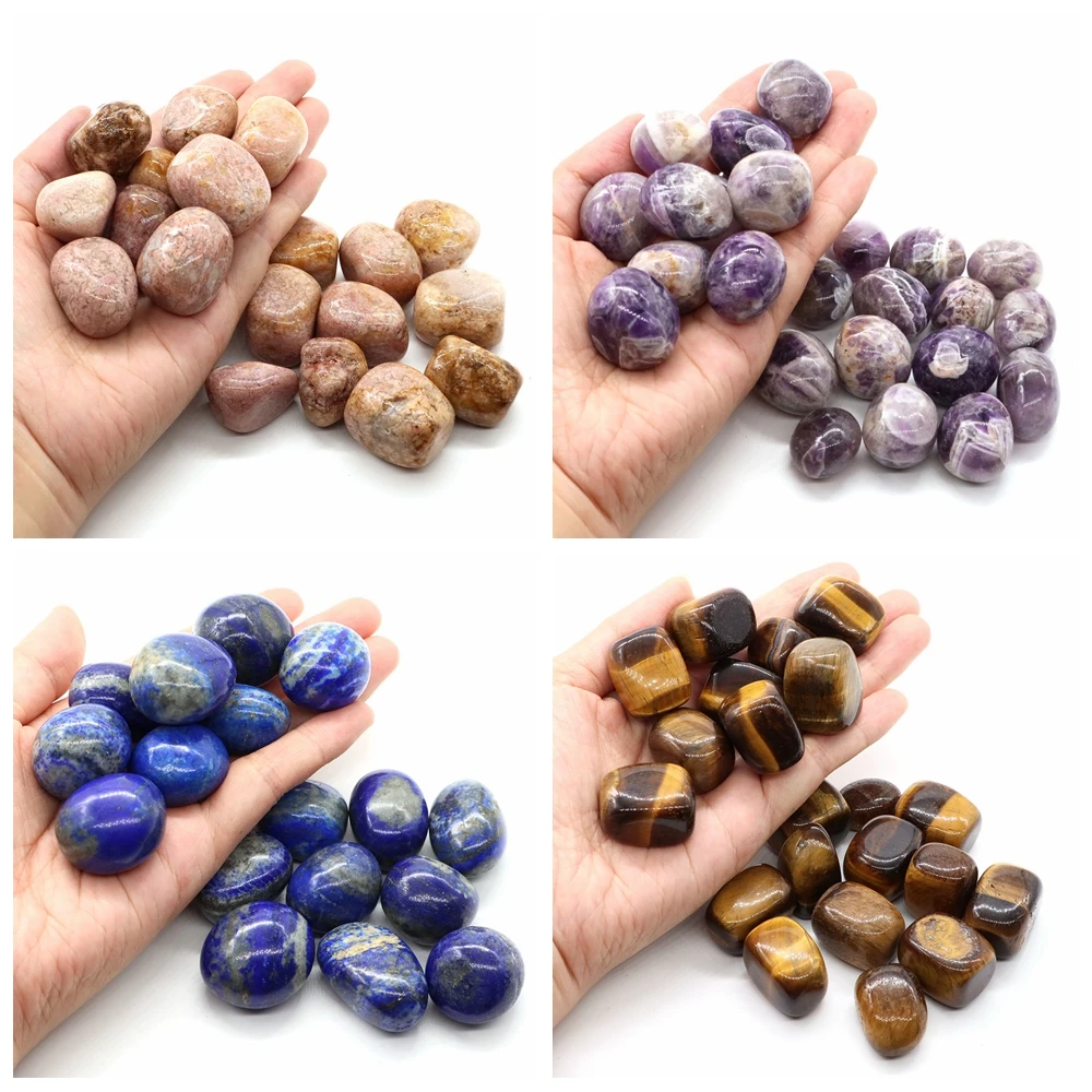 Wholesale Crystal Tumbled Stone Natural Gemstone Reiki Healing Energy Ore Mineral Specimen Home Garden Tank Aquarium Decor Gift