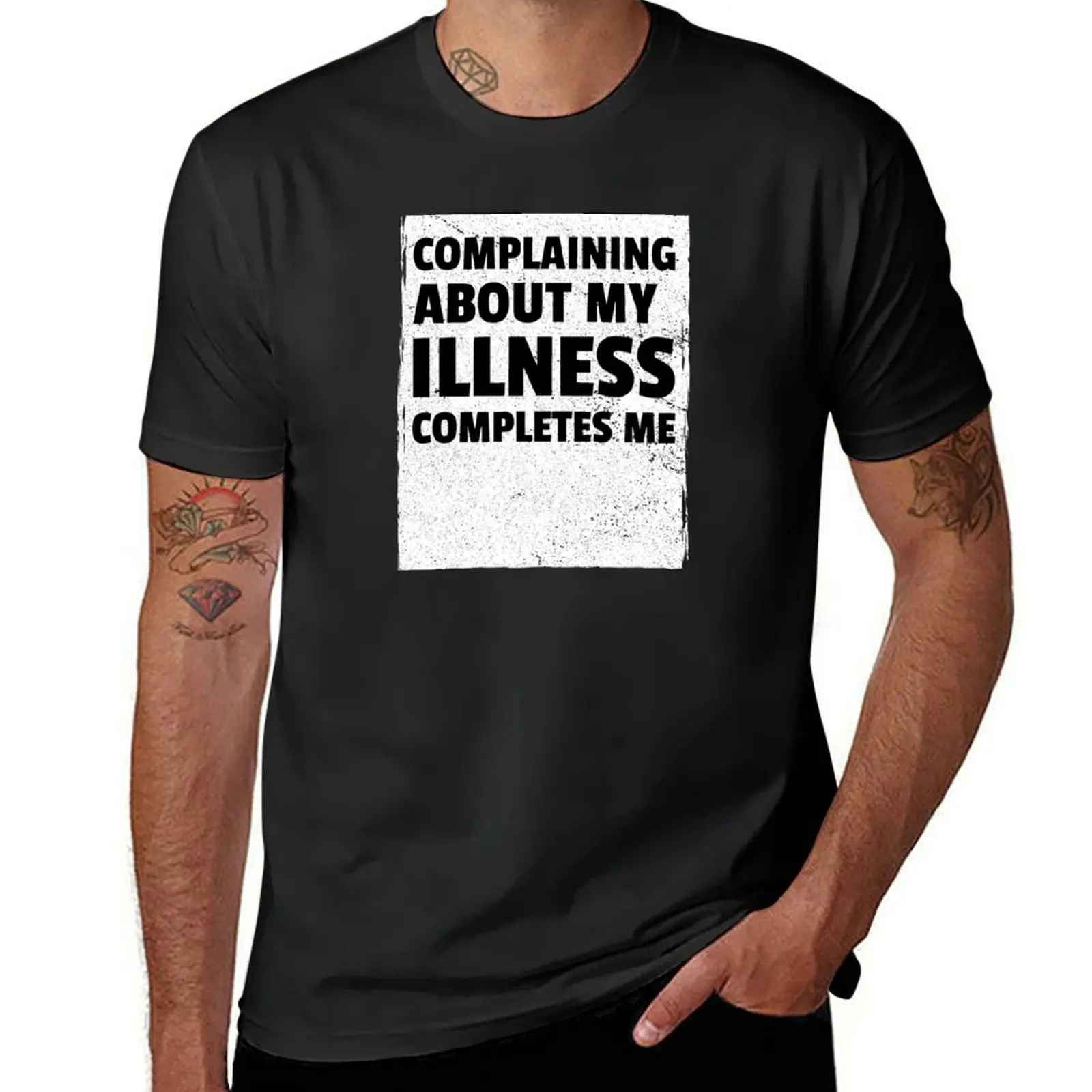 Funny Chronic Illnesses T-Shirt Complaining Complete Me Autoimmune Disorders Fibromyalgia Spoonie Tee T-Shirt