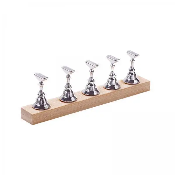 Reusable Nail Tip Holder Showing Shelf Nail Art Practice Base for Manicure Design Home Salon Beginner