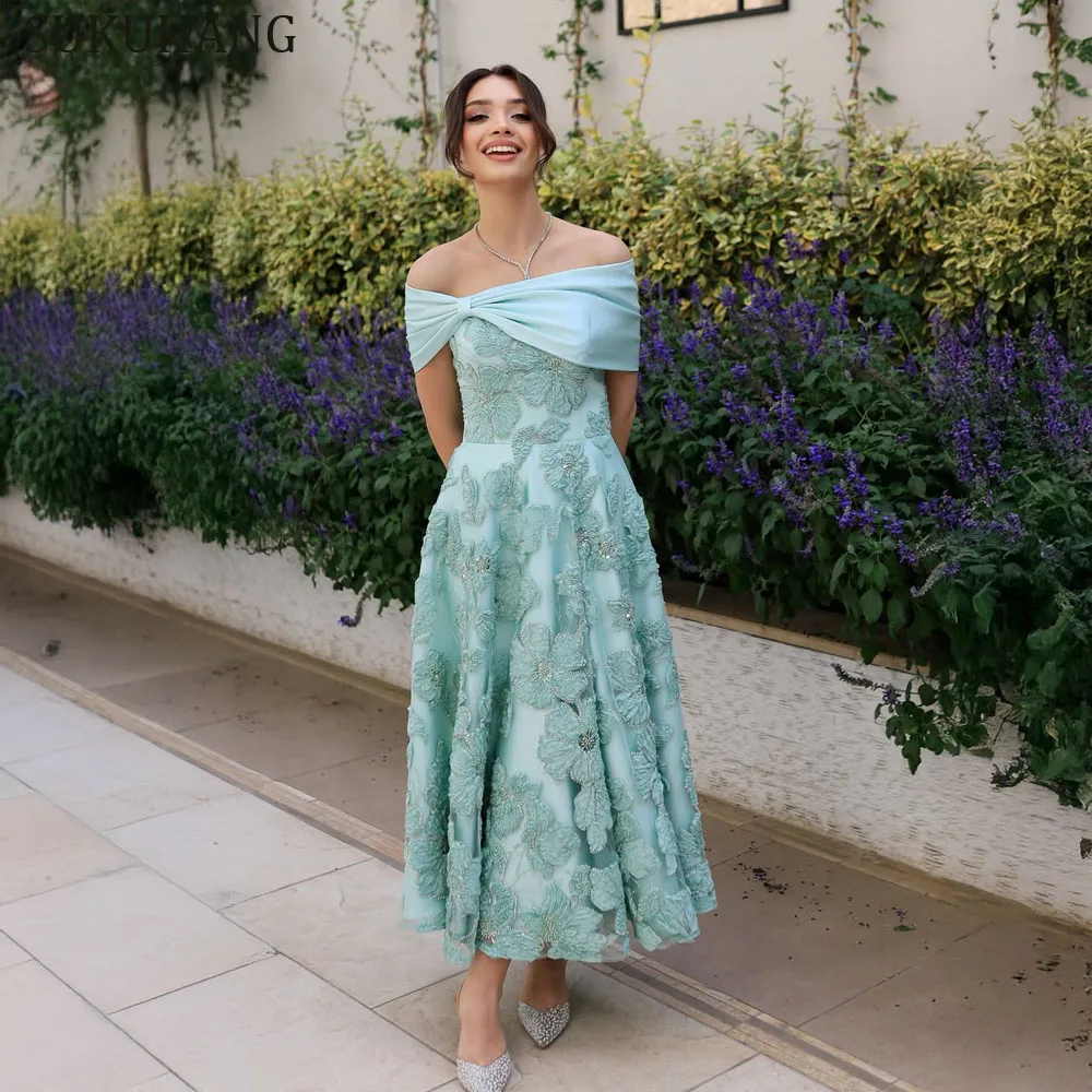 

Зелёное вечернее платье SUKUHANG с короткими рукавами, фасон А-силуэт, для вечеринок и выпускных, длиной в пол, на заказ