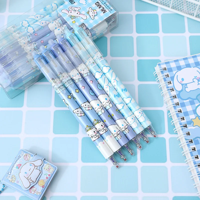 

36 шт/лот Sanrio корицы Erasable гель ручка гель милый 0,5 мм синие чернила нейтральные ручки рекламные подарки офис школьные поставки