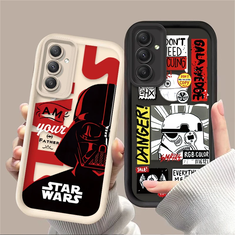 Anime Stars W-Wars Case for Samsung Galaxy S25 S24 S23 Ultra S22 S21 Plus FE 5G A54 A34 A14 A73 A53 A33 5G Soft Silicone Cover