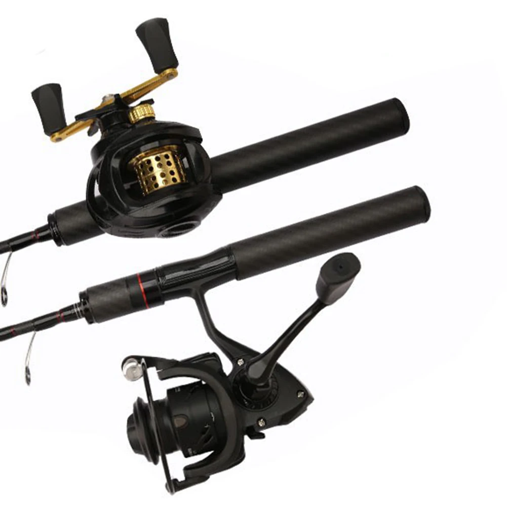 150 سنتيمتر قضيب تليسكوبي مقبض كربون صغير الصلبة تلميح الصيد رود UL المحمولة الصيد رود الطعم الصغير جثم قضيب