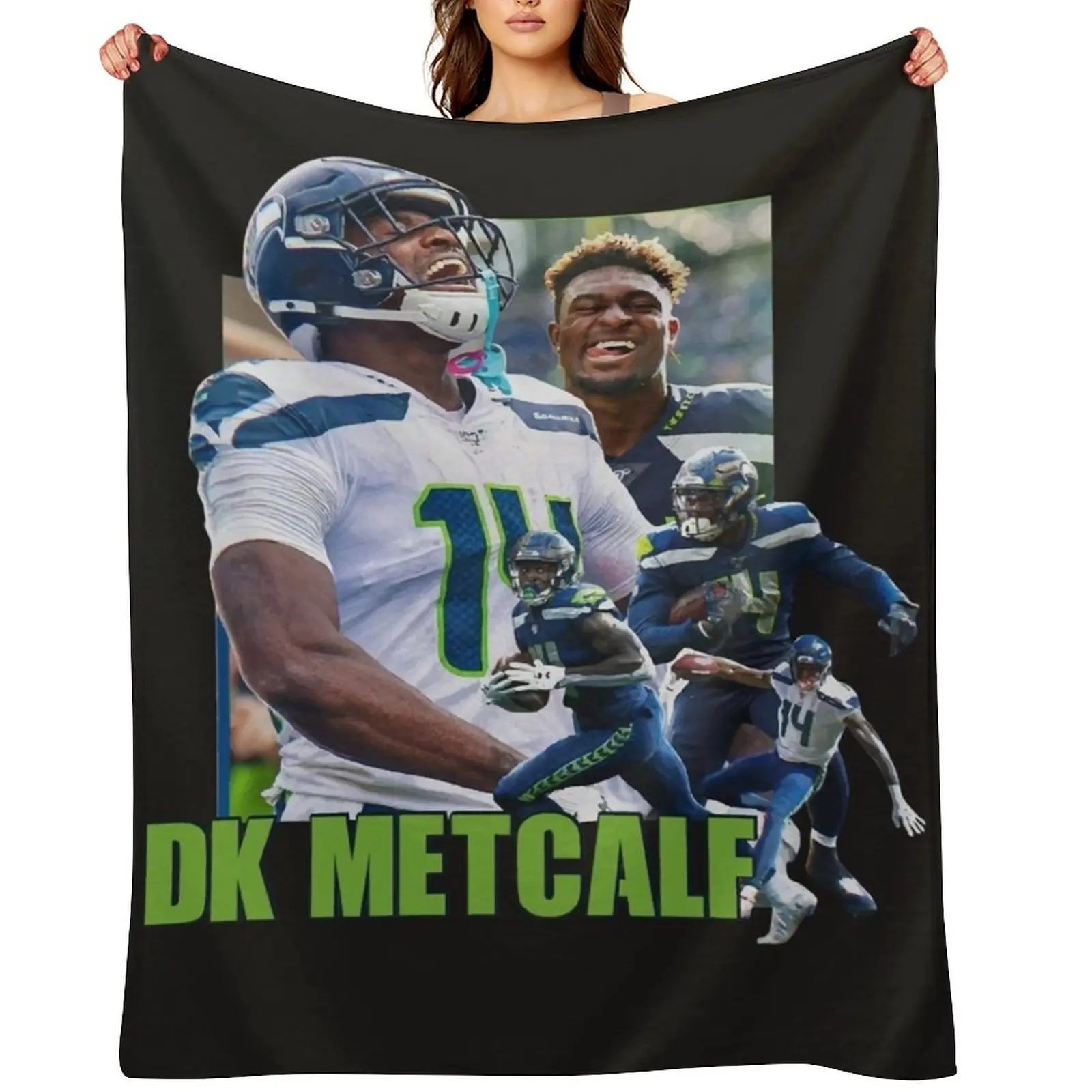 

DK Metcalf Throw Blanket Summer Blankets Sofas Of Decoration Sofa Throw Decorative Sofa Blankets