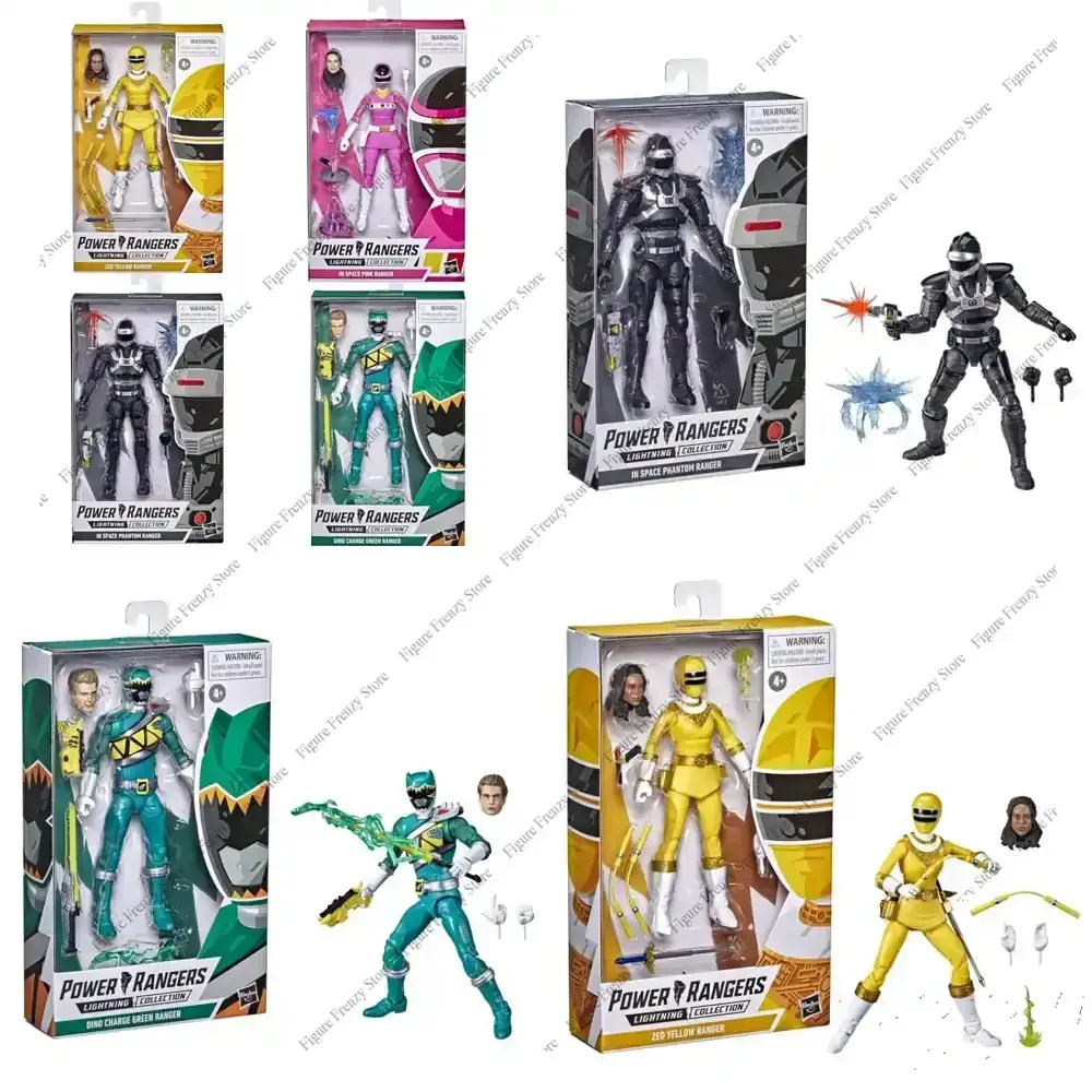 

Специальное предложение: Коллекция Power Lightning - Zeo Yellow, Space Phantom, Pink Ranger, Dino Charge Green