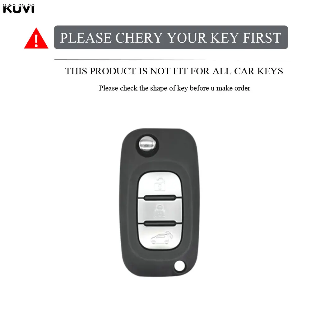 TPU Car Remote Key Case Cover Fob For Renault Megane 2 Fluence Clio For Mercedes For LADA Vesta Granta XRay Kalina Priora Sedan image 2