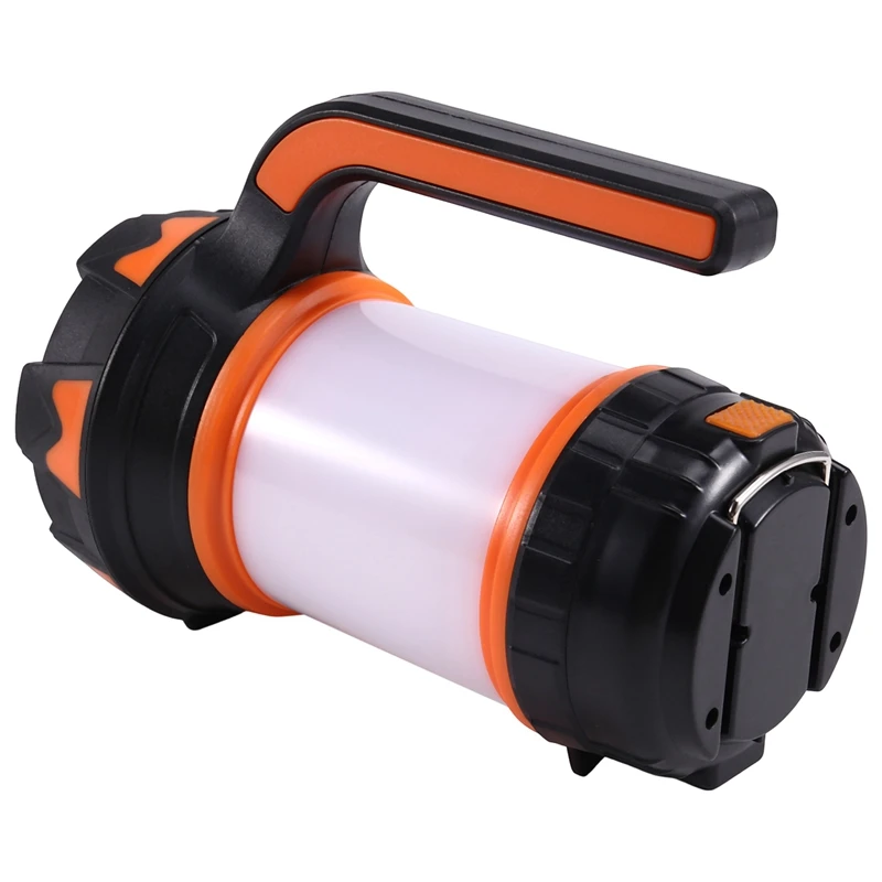LED Portable Searchlight Rechargeable Waterproof Searchlight Emergency Multi-Function Searchlight Black And Red