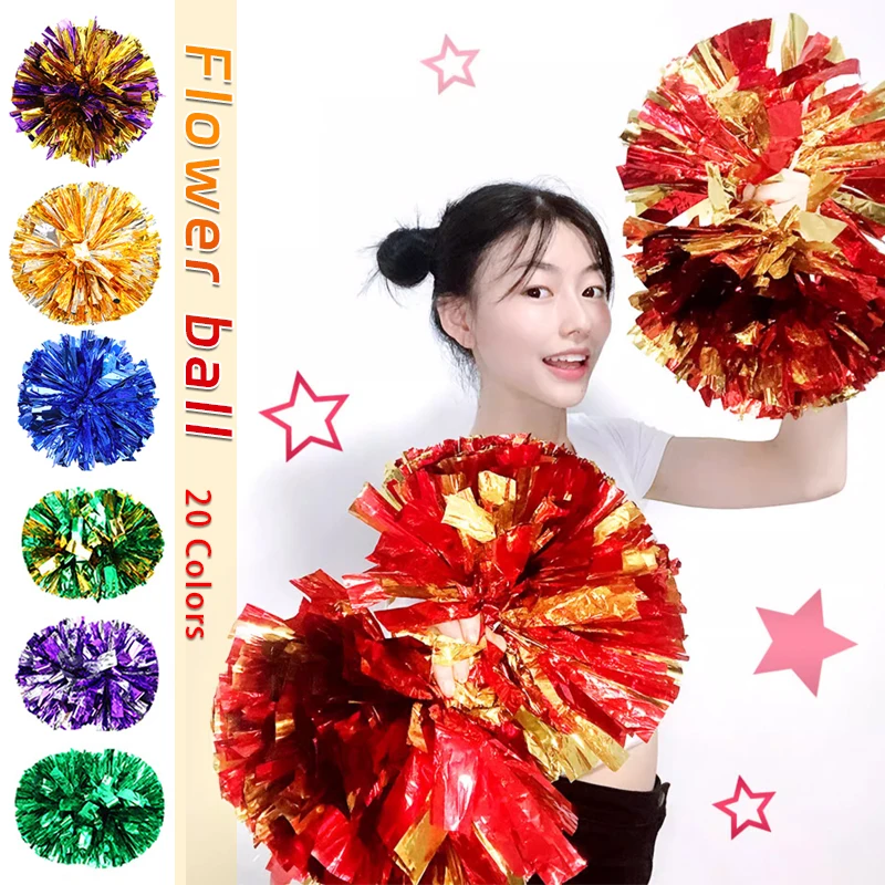 Cheerleading Cheer Dance Party Poms Pom Football Cheerleader Hand Flower Cheerleading Props Holding Flowers for Activities