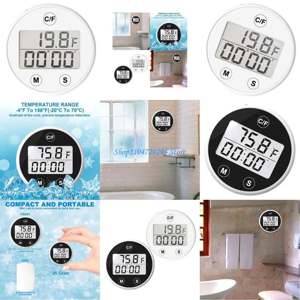 

Y2GD Multiple Use Waterproof Thermometers with Automatic Ice Bath Warning Systems ABS
