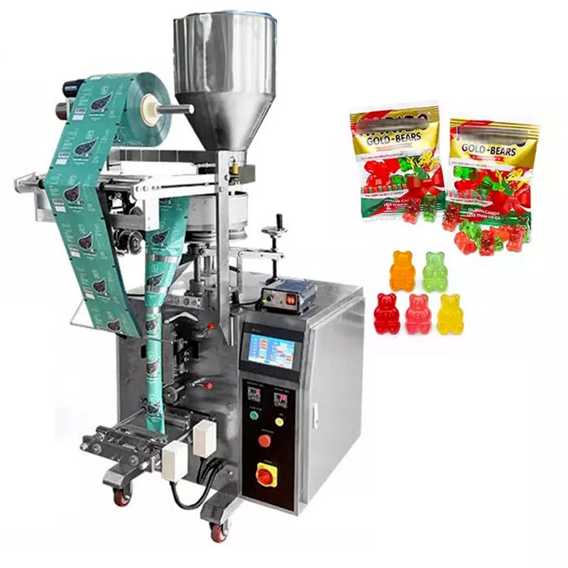 Easy To Operate Automatic Counting Soft Candy Gummy Bear Packing Packaging Machine