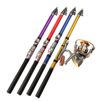 Rock Fishing Rod Small FRP Soft Tail Portable Telescopic Short Joint Long Range Vara De P