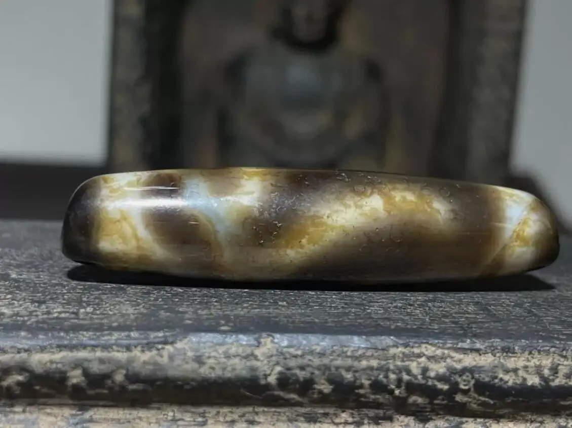 Tibetan Nepalese Himalayan Ancient agate Old Dzi Talisman eye Beads Amulet