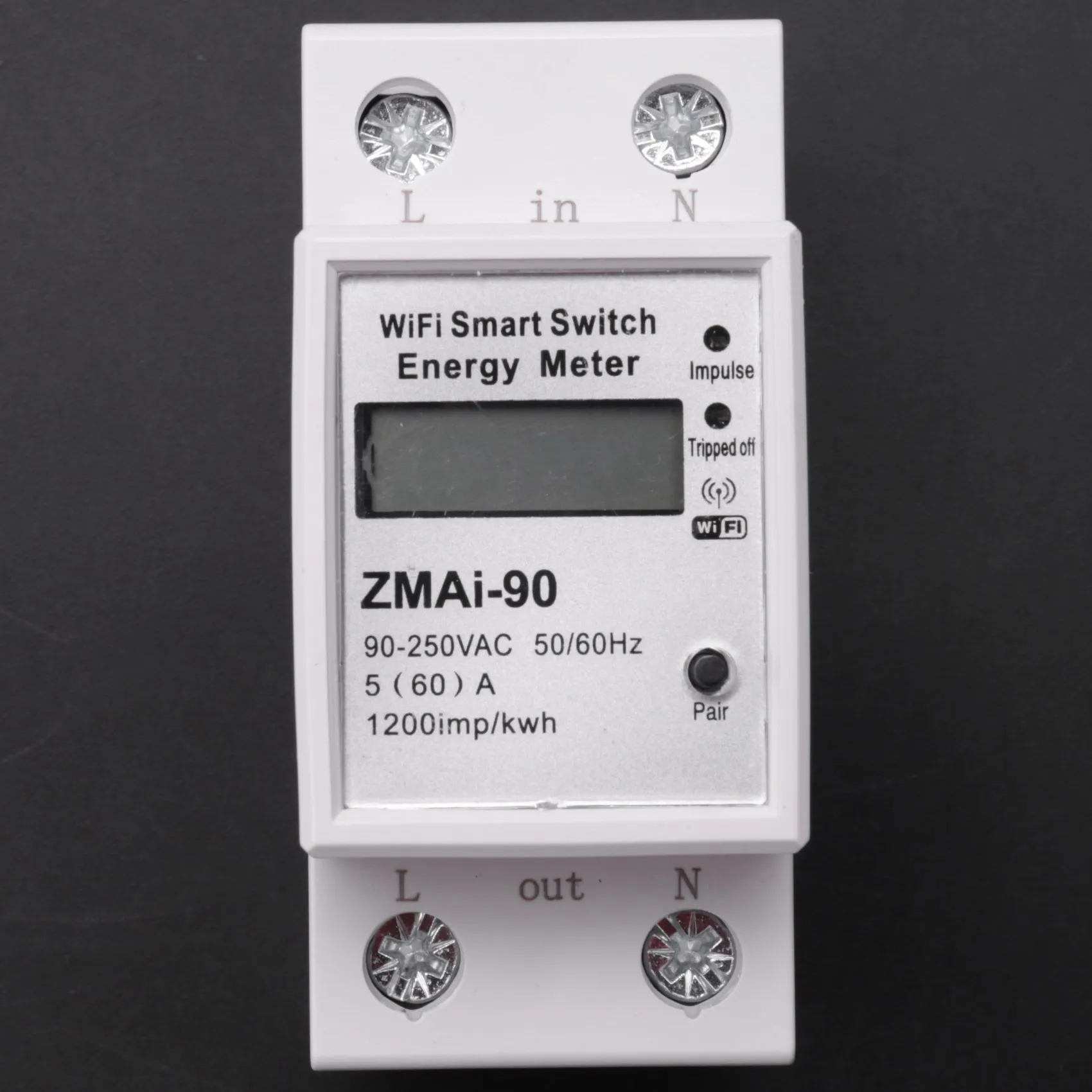 

ABAN Smart Energy Meter Tuya WDS688 Energy Meter Wifi Single Phase Energy Meter Mobile App Household Electric Meter 5-60A
