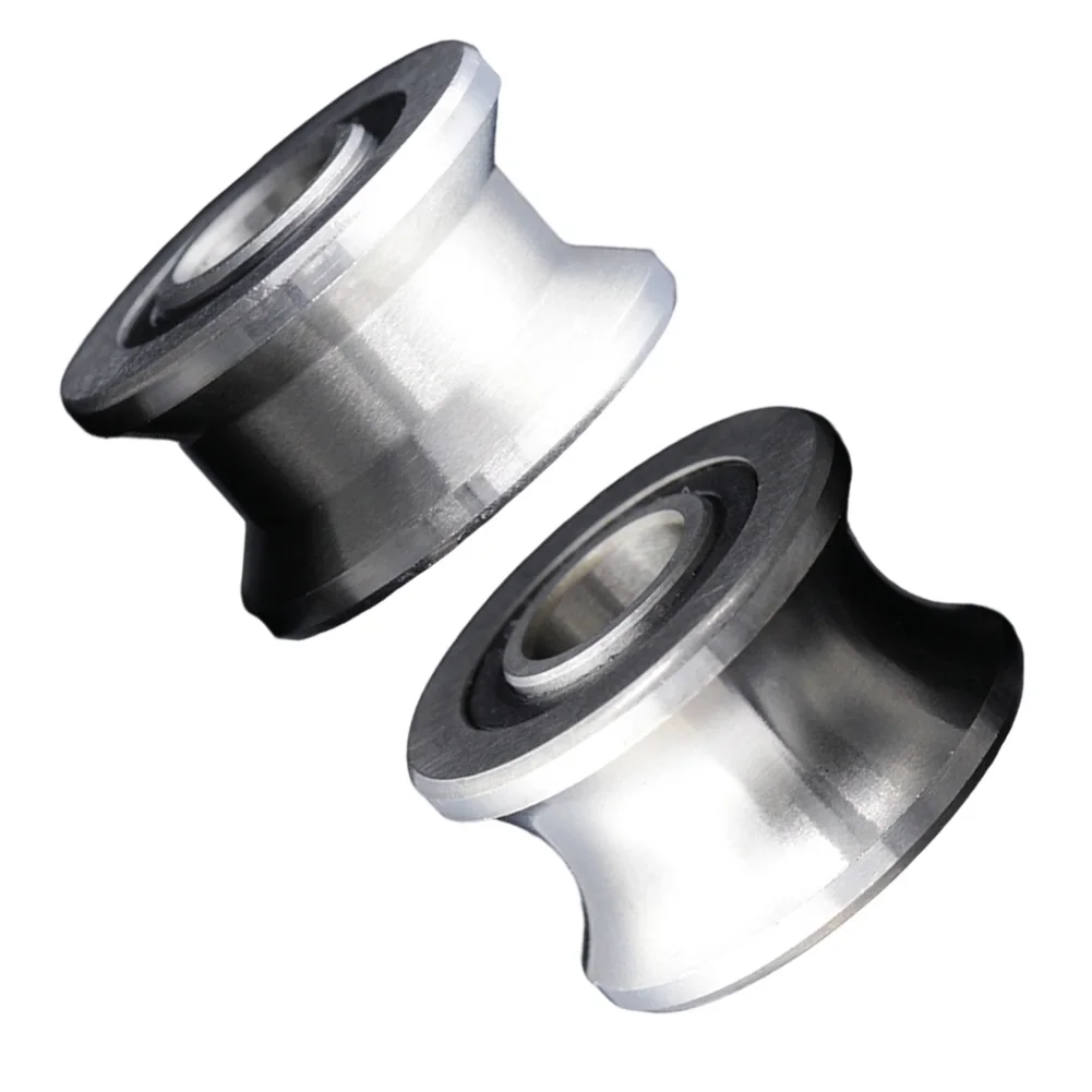 For Motors For Toys Track Pulley Bearing Bearing Groove Round Bottom Stainless Bearing Steel Smooth Rotation Stable Performance