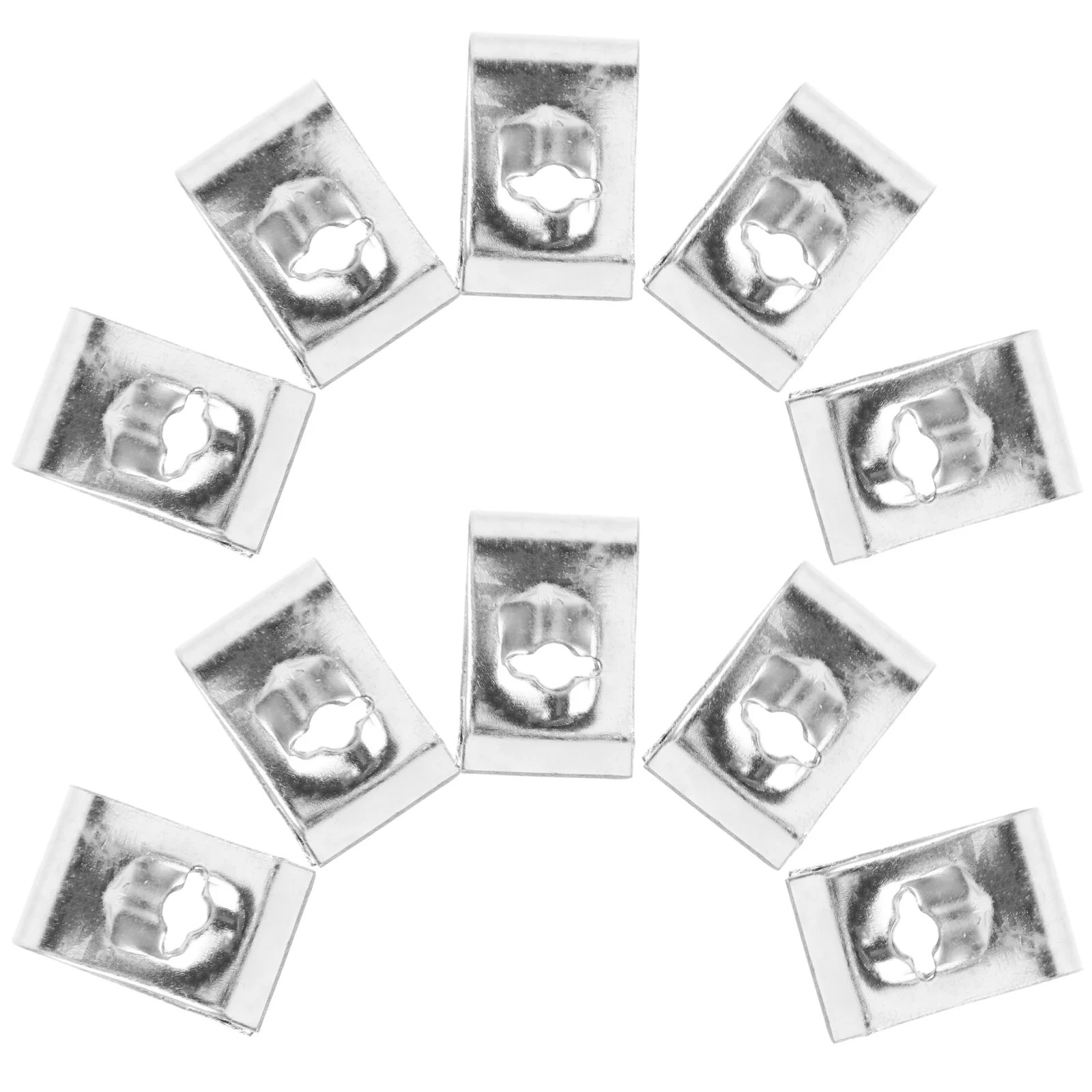 

190pcs Screw Type For Car Panel Fastener License Plate Screw Body Panel Clip Auto Fastener Metal Clips Automotive U Clips